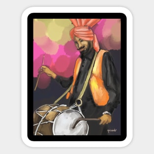 Bhangra Beats Sticker